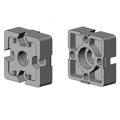 Connecteur de profilé en aluminium - 4202 AL - EL 01 series - TecEnMa GmbH - moulé sous pression