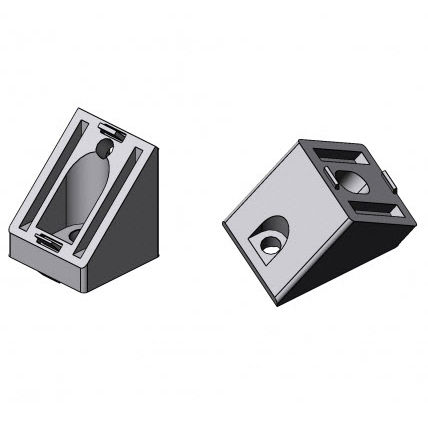 Connecteur de profilé en aluminium - 4410 A 44 SI 01 series - TecEnMa GmbH - moulé sous pression