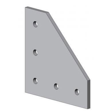 Plaque de montage pour assemblage de profilés - 4802 A - EL 01 series - TecEnMa GmbH