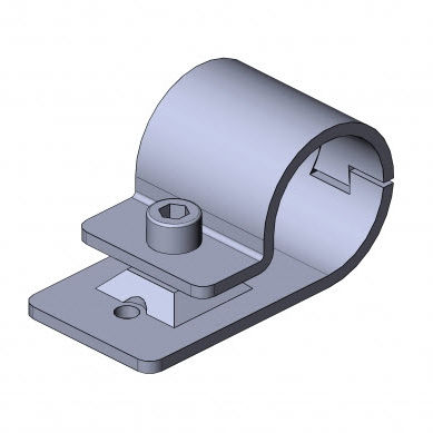 Connecteur de tube rond - 5026 S 001 SW 01 - TecEnMa GmbH - en acier