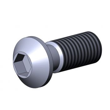 Vis à tête bombée - 3510 S-VZ 01 series - TecEnMa GmbH - à six pans creux / en acier zingué