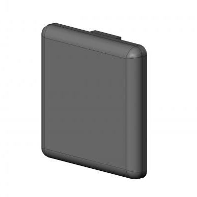 Capuchon carré - 6011 K - SW 01 series - TecEnMa GmbH - en polyamide / pour extrémité de profilé
