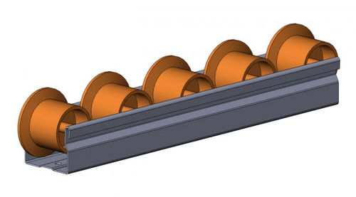 Rail de guidage linéaire - 6320 K 028F GE 01 - TecEnMa GmbH - en acier / à rouleaux
