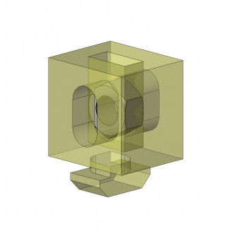 Uniblock pour profilé transparent - 6302K0806TR series - TecEnMa GmbH - en PVC
