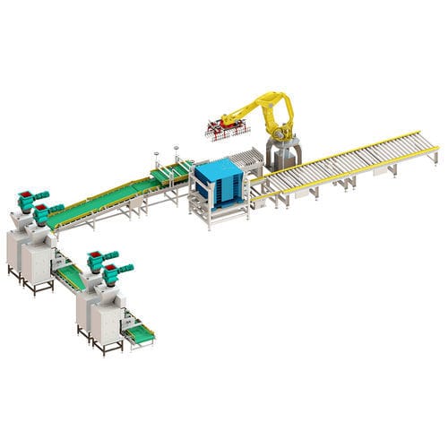 Ligne de conditionnement pour l'industrie pétrochimique - MD5 - HongCheng Mining Equipment Co., Ltd. - pour calcaire / entièrement automatique