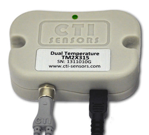 Transmetteur de température 2 canaux - CTI Inc - USB / avec enregistreur de données intégré / de process