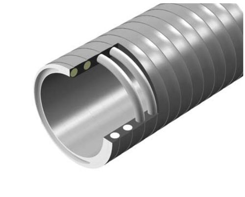 Tuyau flexible pour l'eau - VIDASPIR S - Gap Plastomere - pour produits abrasifs / en PVC / de refoulement