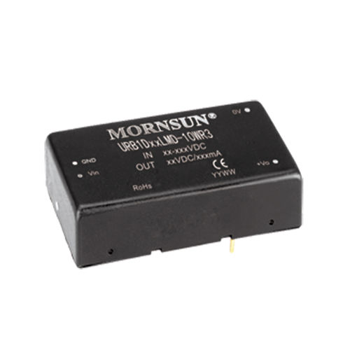 Convertisseur DC/DC monté sur châssis - URB1D_LMD-10WR3 - MORNSUN Guangzhou Science & Technology Co.,Ltd. - DIP / sur rail DIN / régulé