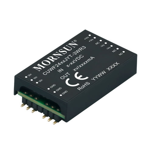 Convertisseur DC/DC SMD - CUWF24_JYT-3WR3  - MORNSUN Guangzhou Science & Technology Co.,Ltd. - régulé / industriel / à sortie simple