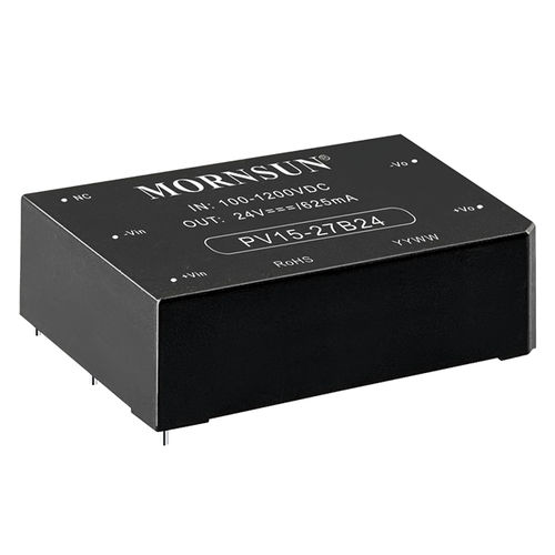 Convertisseur DC/DC industriel - PV05/10/15-27BxxR2/3 Series - MORNSUN Guangzhou Science & Technology Co.,Ltd. - DIP / sur rail DIN / encapsulé
