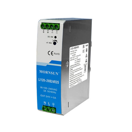 Alimentation électrique sur rail DIN - LI120-20BxxR2S series  - MORNSUN Guangzhou Science & Technology Co.,Ltd. - AC/DC / à sortie simple / à découpage