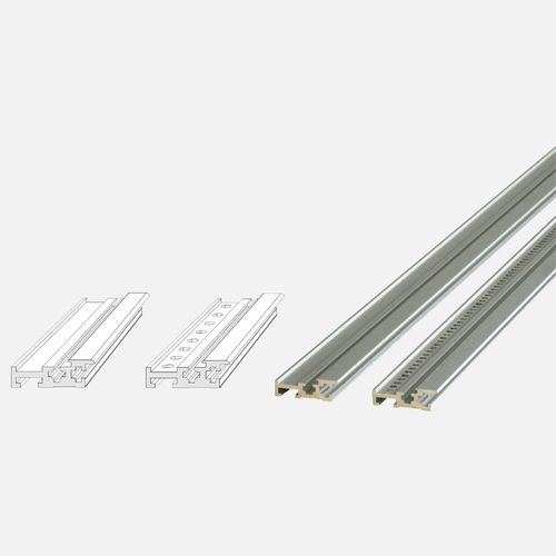Profilé montage - Gie-Tec GmbH - en métal / pour boîtier 19’’ / extrudé