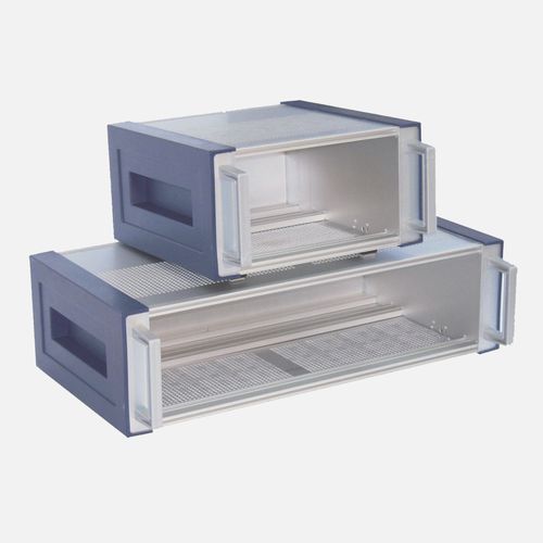Enceinte de bureau - Gie-Tec GmbH - 3U / rectangulaire / en profilé aluminium