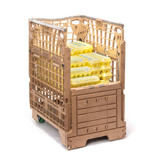Caisse-palette en polypropylène - Bin 109 - Tosca - en bois / de stockage / de transport