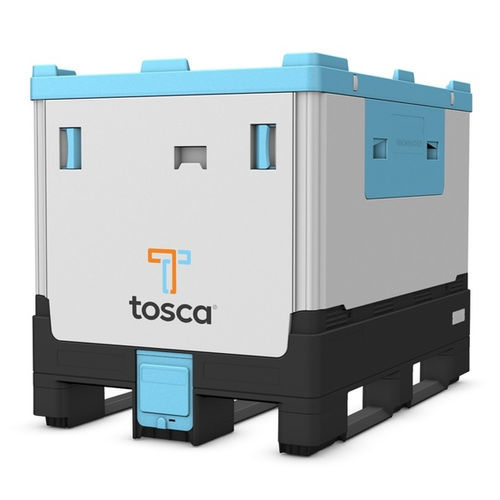 Caisse-palette en PP - Superior Hybrid 500 - Tosca - en acier / de rangement / de manutention