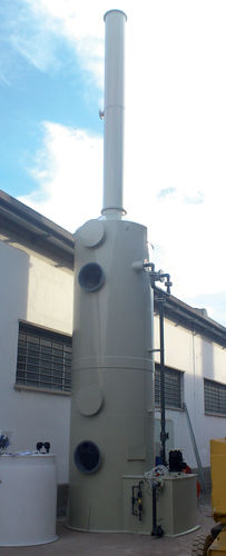 Laveur de gaz à voie humide - SC - HASCON FILTRATION SRL - chimique