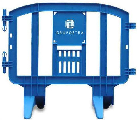 Barrière piétonne - MOVIT 1250 - DENSL - portable / en plastique