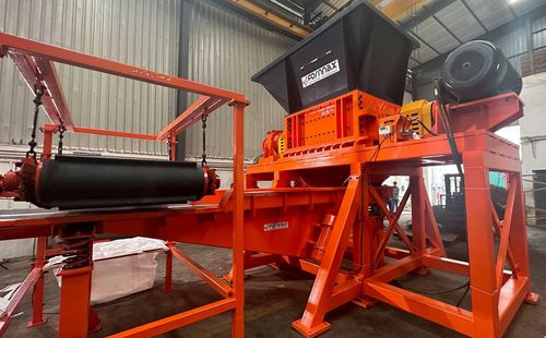 Déchiqueteur primaire - SR-150 - FORNNAX TECHNOLOGY PVT LTD - à deux arbres / pour les déchets alimentaires