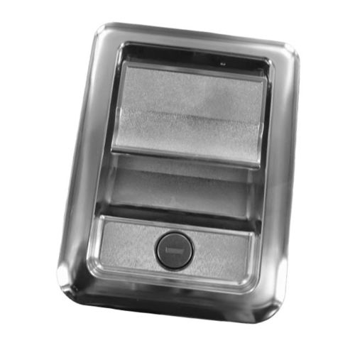 Poignée affleurante - 030-0875 - TriMark - pour porte / en chrome / rectangulaire