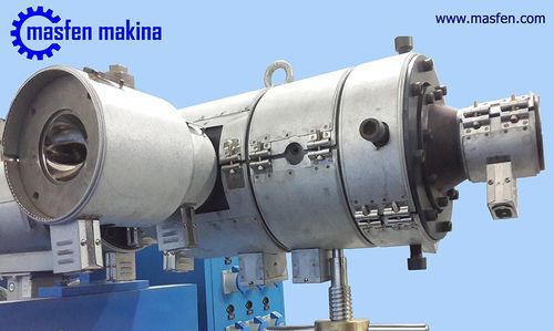 Ligne d'extrusion de tubes - Masfen Makina - pour PA66 / pour PE / pour PP