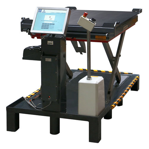 Table élévatrice à ciseaux - HTWH series - Bosche GmbH & Co. KG - hydraulique / stationnaire / avec balance intégrée
