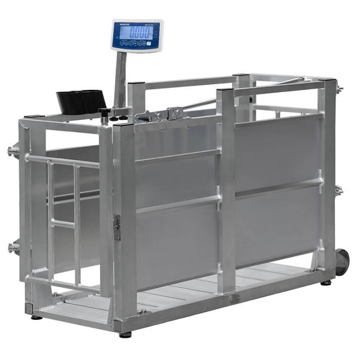Balance avec afficheur LCD - ETW-ZB - Bosche GmbH & Co. KG - en acier inoxydable / pour animaux / de sol