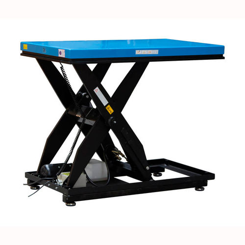 Table élévatrice à ciseaux - HTWE series - Bosche GmbH & Co. KG - électrique / mobile / avec balance intégrée