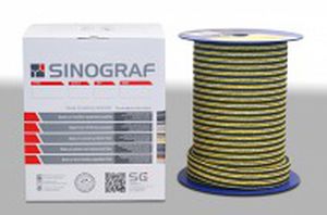 Garniture tressée en PTFE - AP 300 / XP 310 - Sinograf SA - à résistance élevée / pour pompe / pour l'industrie alimentaire