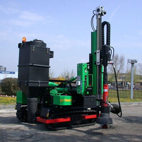 Foreuse sur chenilles - Orteco - fond de trou / hydraulique / pneumatique