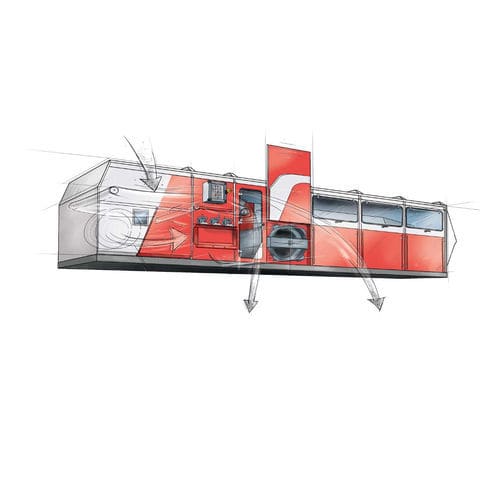 Séparateur à air - AirStar® - westeria - à tambour / à bande / pour traitement des eaux usées