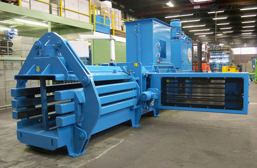 Presse à balles pour carton - CONTINETTE II - BOA RECYCLING EQUIPMENT BV - pour papier / horizontale / à canal