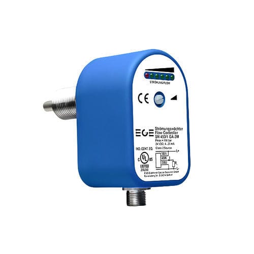 Contrôleur de débit thermique - SN 450 series - EGE-Elektronik Spezial-Sensoren GmbH - pour huile / pour eau / compact
