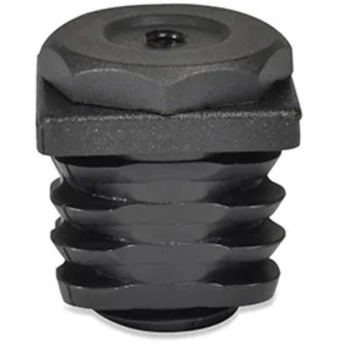 Bouchon rond - 060 series - emico - carré / fileté / en PA