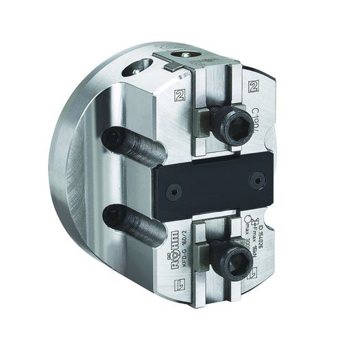 Mandrin automatique - KFD-G - RÖHM GmbH - 2 mors / sans passage au centre / à pince