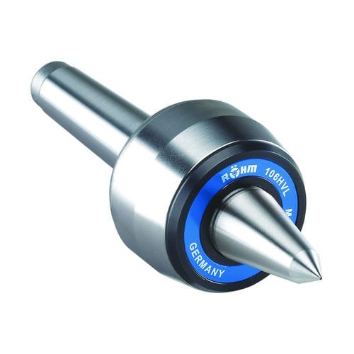 Contre-pointe tournante - HVL Pro - RÖHM GmbH - à embout rallongé / pour tour / pour rectifieuse