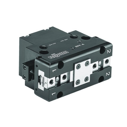 Pince de préhension hydraulique - RPP-A 50 - RÖHM GmbH - avec actionneur pneumatique / parallèle / à 2 mâchoires