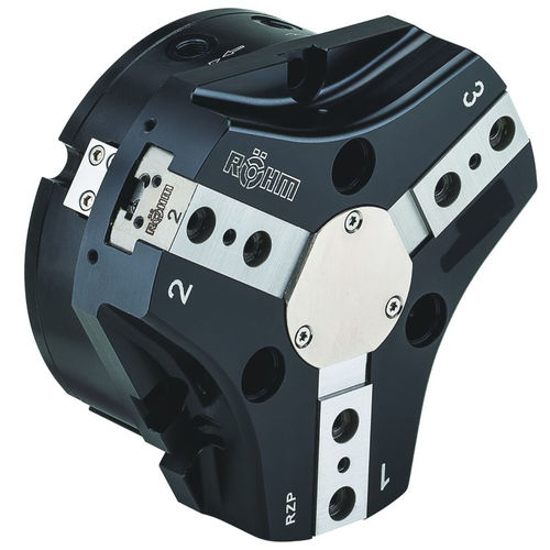 Pince de préhension pneumatique - RZP-200 - RÖHM GmbH - angulaire / à 3 mâchoires / pour robots industriels