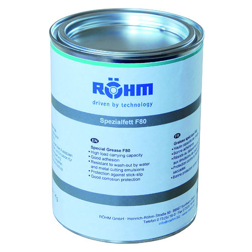 Graisse de lubrification - F80 - RÖHM GmbH - pour mandrin / industrielle