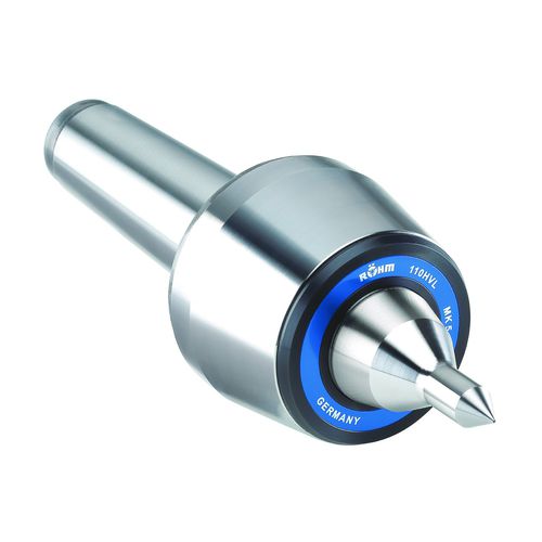 Contre-pointe tournante - HVLN Pro - RÖHM GmbH - à embout rallongé et profilé / pour tour / pour rectifieuse
