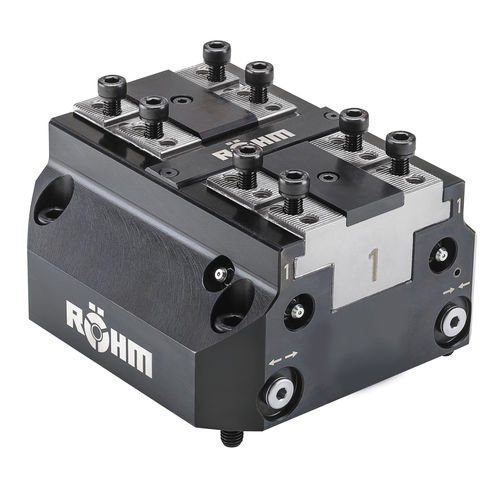 Étau pour machine-outil - KZS-H - RÖHM GmbH - actionné hydrauliquement / pneumatique / compact
