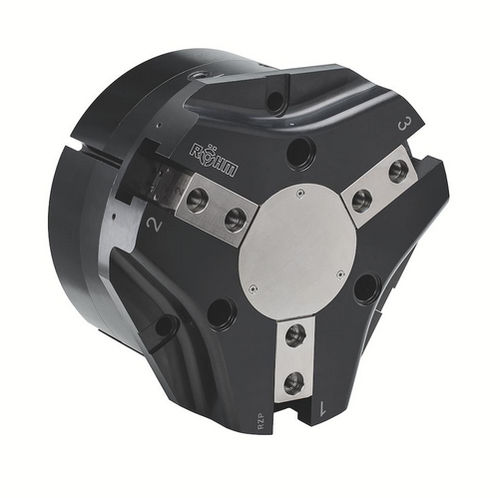 Pince de préhension pneumatique - RZP-300 - RÖHM GmbH - angulaire / à 3 mâchoires / pour robots industriels