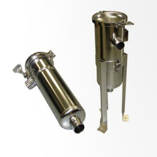 Carter de filtre monopoche - EPC series - HIFI FILTER France - pour liquide / en acier inoxydable