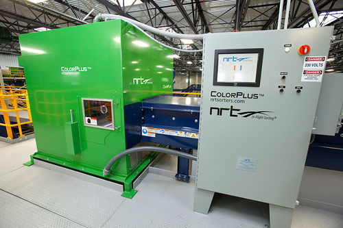 Système de tri par couleurs - ColorPlus™ - NRT - NATIONAL RECOVERY TECHNOLOGIES - automatisé / pour bouteilles PET / pour process