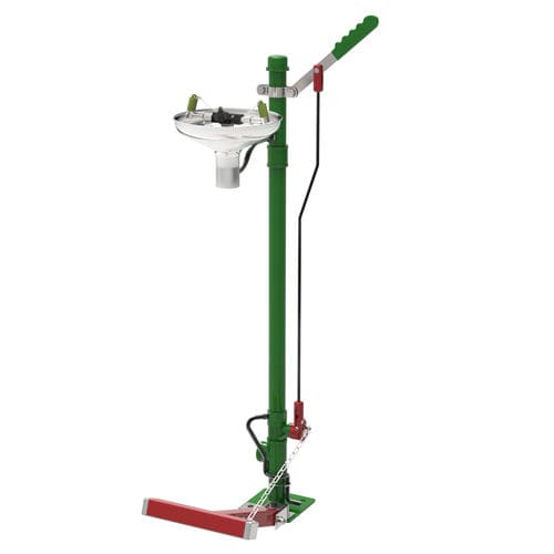 Douche oculaire/faciale sur pied - STD-85G/P - Hughes Safety Showers - pour ambiance agressive / d'extérieur