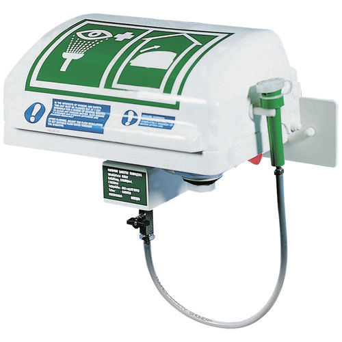 Douche oculaire/faciale murale - STD-25K - Hughes Safety Showers - d'intérieur