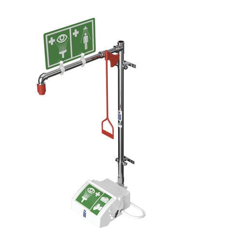 Douche de sécurité murale - STD-33G/45G - Hughes Safety Showers - avec douche oculaire/faciale / non chauffée / pour environnement dangereux