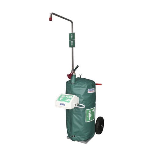 Douche de sécurité mobile - STD-H-40K/45G - Hughes Safety Showers - d'intérieur / d'extérieur / pour environnement dangereux