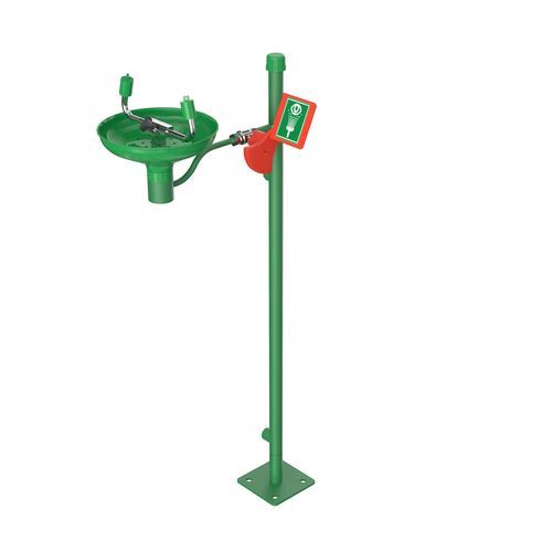 Douche oculaire sur pied - LAB-85GS/P - Hughes Safety Showers - pour environnement dangereux / d'intérieur / pour laboratoire