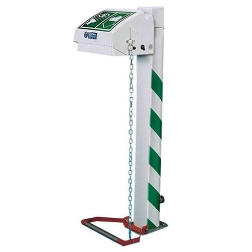 Douche oculaire sur pied - EXP-EJ-45GS/P - Hughes Safety Showers - en plastique / avec chaudière / pour environnement dangereux