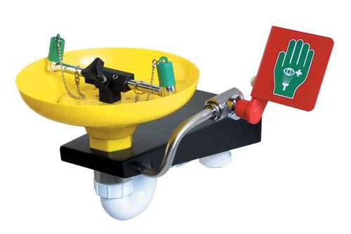 Douche oculaire murale - STD-75G - Hughes Safety Showers - en plastique / pour environnement dangereux / d'intérieur
